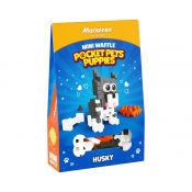 Mini Waffle Pocket Pets, Puppies - Husky, 44 el.