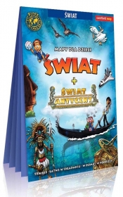 Mapy dla dzieci Świat + Świat antyczny