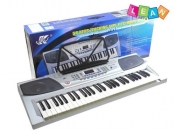 Keyboard organy + mikrofon - <br />