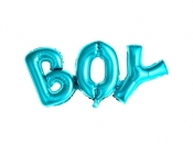 Balon foliowy Partydeco niebieski napis Boy 11cal (FB8M-001)