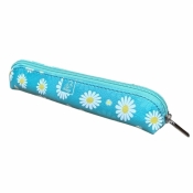 Piórnik mini Stokrotki na turkusie