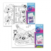 Podobrazie z nadrukiem do malowania Littlest Pet Shop (254185)
