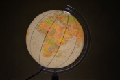 Globus polityczny podświetlany 250 mm