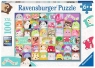  Ravensburger, Puzzle XXL 100: Squishmallows (13391)Wiek: 5+