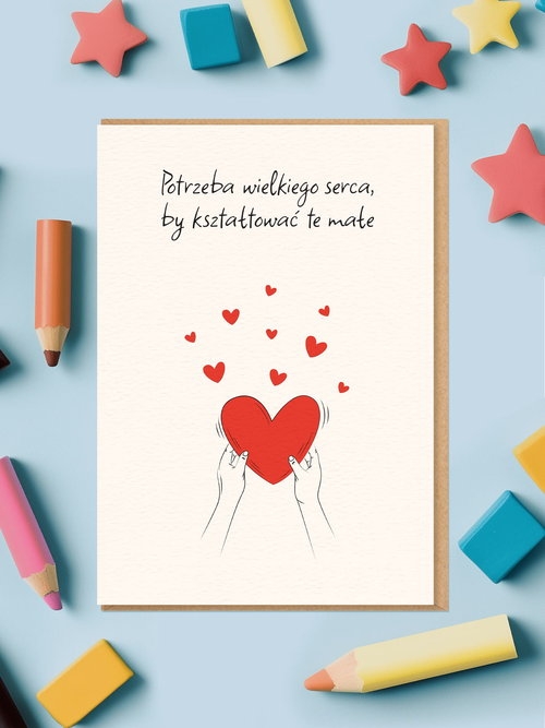 Kartka okolicznościowa Wielkie serce