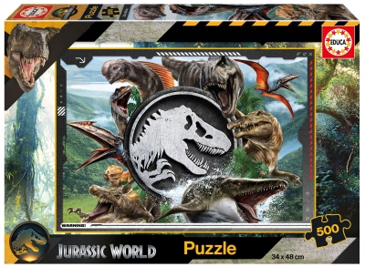 <img src='https://webimage.pl/pics/918/5/d8412668205918.jpg' style='height:440px' /> Puzzle Jurassic World 500 el 114293