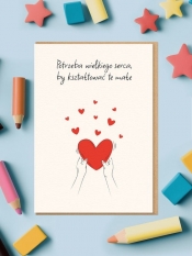 Kartka okolicznościowa Wielkie serce