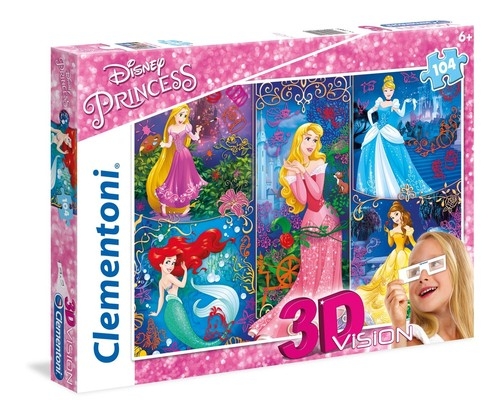 Puzzle 3D Vision 104 Disney Princess (20609)