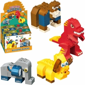 Klocki zwierzęta 28el MIX