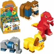 Klocki zwierzęta 28el MIX