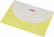 Koperta Focus C335 A4 2 kieszenie żółta