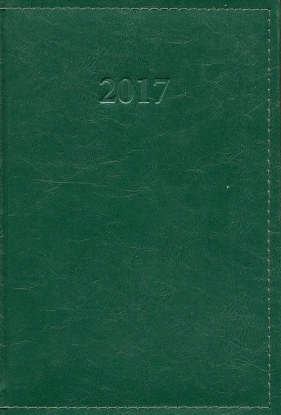 Kalendarz 2017 KKA-5DL Książkowy LUX zielony