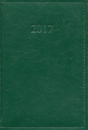 Kalendarz 2017 KKA-5DL Książkowy LUX zielony