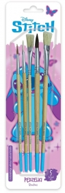Pędzelki z naturalnego włosia Stitch Pinki 5szt