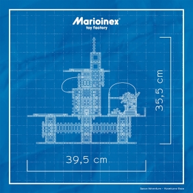 Marioinex, Zestaw Kosmiczna Baza - 618 elementów (902 851)