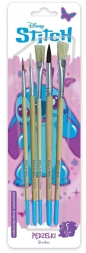 Pędzelki z naturalnego włosia Stitch Pinki 5szt