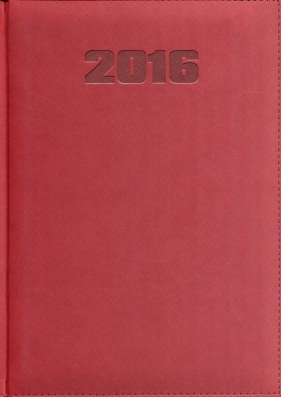 Kalendarz 2016 Top-2000 A4 tygodniowy manager bordowy