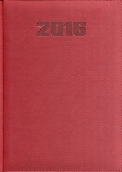 Kalendarz 2016 Top-2000 A4 tygodniowy manager bordowy