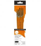 Zestaw pędzli Daler Rowney Simply Acrylic, 5 szt