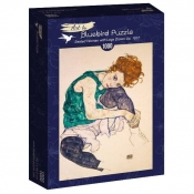 Bluebird Puzzle 1000: Siedząca kobieta, Egon Schiele, 1917 (60092)