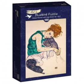 Bluebird Puzzle 1000: Siedząca kobieta, Egon Schiele, 1917 (60092)
