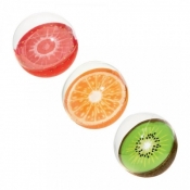 Piłka plażowa Dajar 3 wzory owoców : kwi, pomarańcza, truskawka (BW-31042)