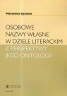 Osobowe nazwy własne  w dziele literackim z perspektywy jego ontologii