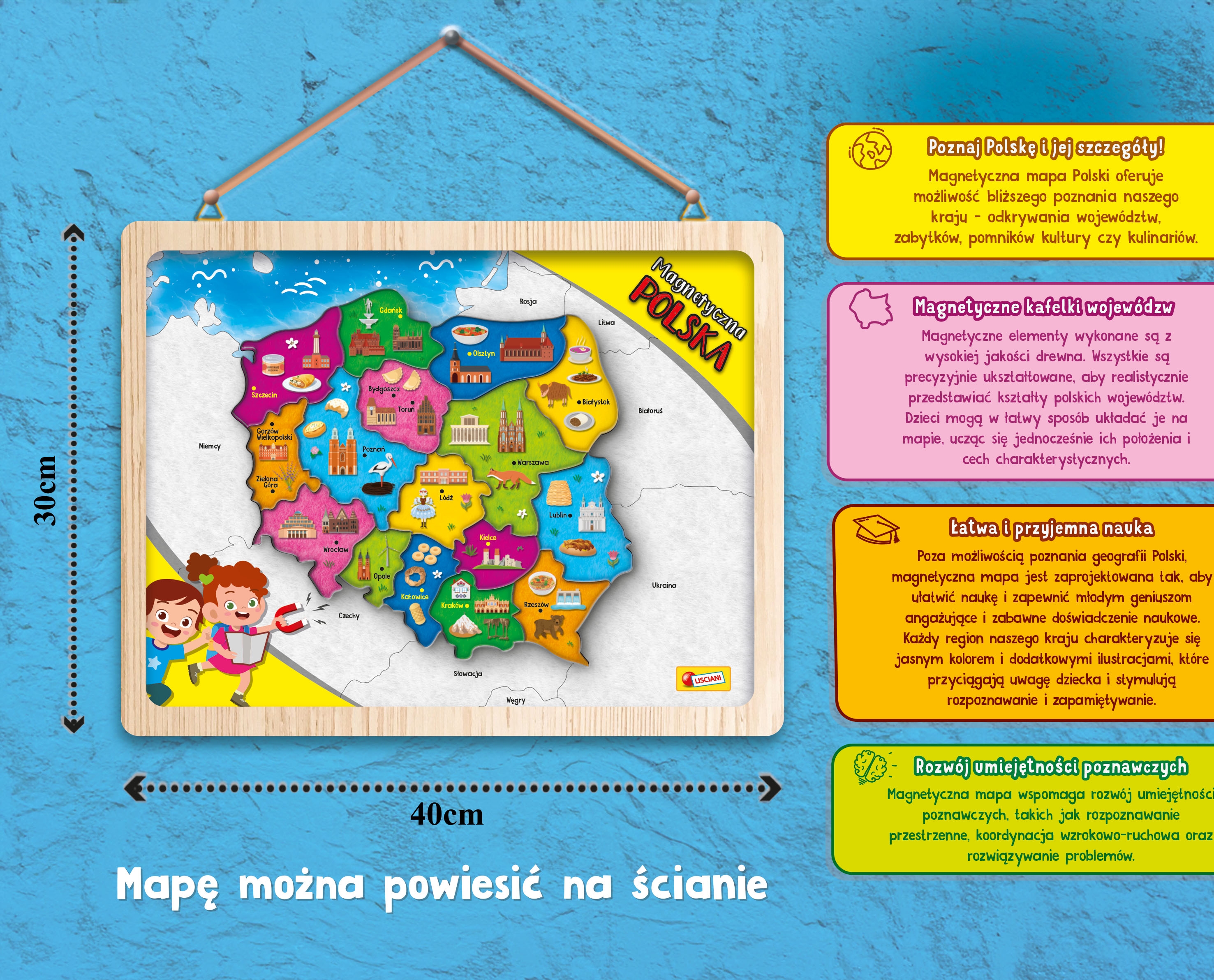 I'm a Genius - Mapa magnetyczna Polski