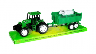 Traktor z maszyną