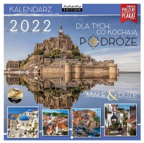 Kalendarz 2022 ścienny Classic Podróże (KALCLASPODRÓŻE22)