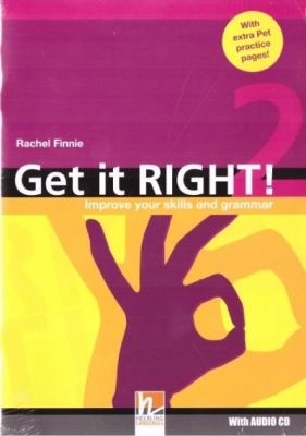 Get It Right! 2 SB + audio CD - Finnie Rachel