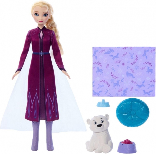 <img src='https://webimage.pl/pics/920/5/d0194735295920.jpg' style='height:440px' /> Disney Frozen Lalka Elsa + Baby Bear