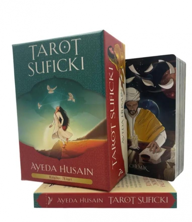<img src='https://webimage.pl/pics/920/6/d9788073706920.jpg' style='height:440px' /> Tarot Suficki (książka + karty)
