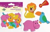 Dodatek dekoracyjny Craft-fun kształty piankowe samoprzylepne zwierzęta (EB649)