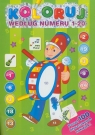 Koloruj według numeru 1-20 Bębniarz