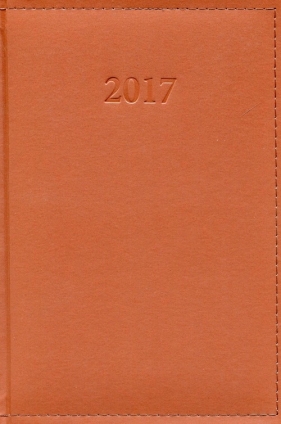 Kalendarz 2017 KKA-5DL Książkowy LUX czekoladowy