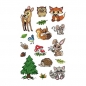 Naklejki dla dzieci Z Design - Leśne zwierzęta, metaliczne (56792)