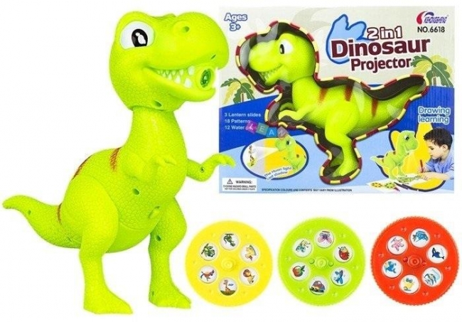 <img src='https://webimage.pl/pics/920/8/d5905884458020.jpg' style='height:440px' /> Projektor do malowania Dinozaur rzutnik 2w1