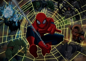 Puzzle Spiderman fluorescencyjne (27992)