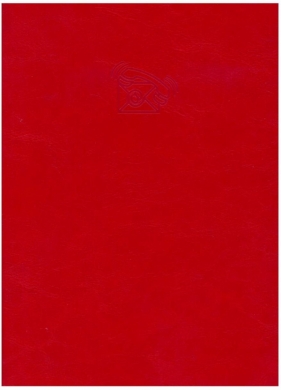Skorowidz książkowy (SK1) czerw UNIQUE TELEGRAPH