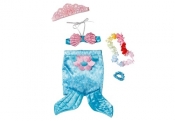 Ubranko dla lalek kostium syreny Baby born Deluxe Mermaid set (819920)