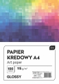Papier kredowany A4 100 kartek 115g błysk