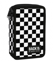 Piórnik podwójny BackUp z wyposażeniem - Szachownica (PB7DW94)
