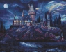 Diamentowa mozaika - Tajemniczy Hogwart 40x50cm