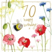 Karnet Urodziny 70 S547 Pszczółka