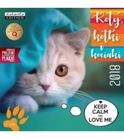 Kalendarz ścienny Koty 2018