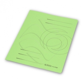Skoroszyt A4 Herlitz kart jasno zielony eco (11037090)