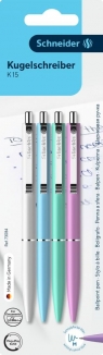 Długopis automatyczny pastel 4szt mix