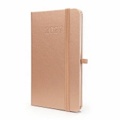Kalendarz 2027 B6 Slim Tygodniowy Rose Gold
