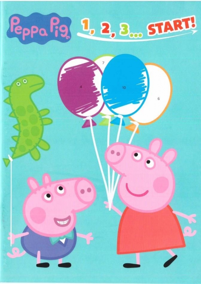 Świnka Peppa 1, 2, 3... start!